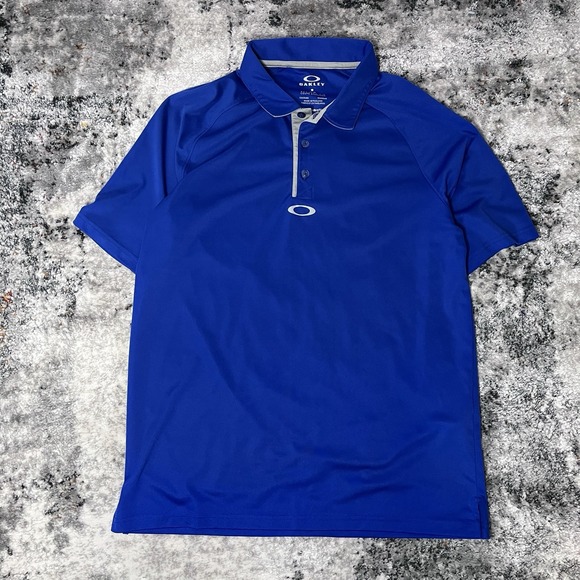 Oakley Other - Oakley Men's Short Sleeve Polo Shirt Size Medium, Blue